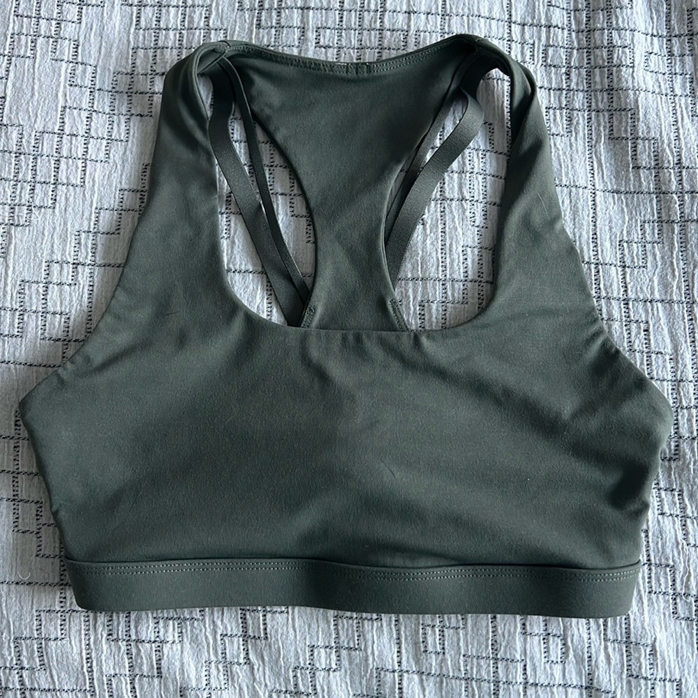 Fabletics Green Sports Bra